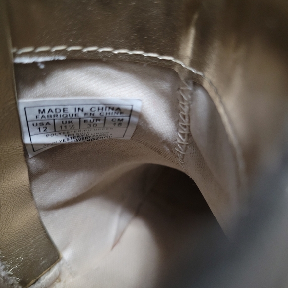 MICHAEL Michael Kors Avery Pamela Metallic Glitter Western Bootie Girls Size 12 - Picture 6 of 7